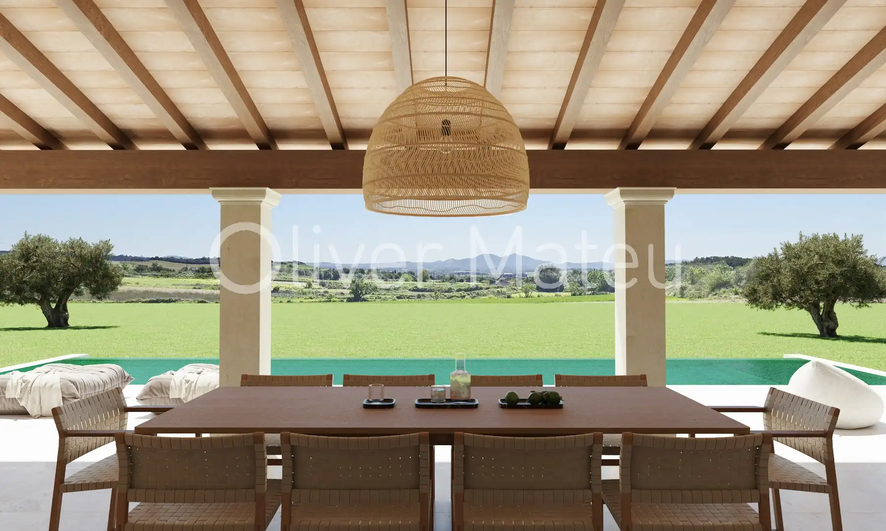 Terraza de Casa o chalet en venta en Petra con Aire acondicionado, Calefacción y Jardín privado