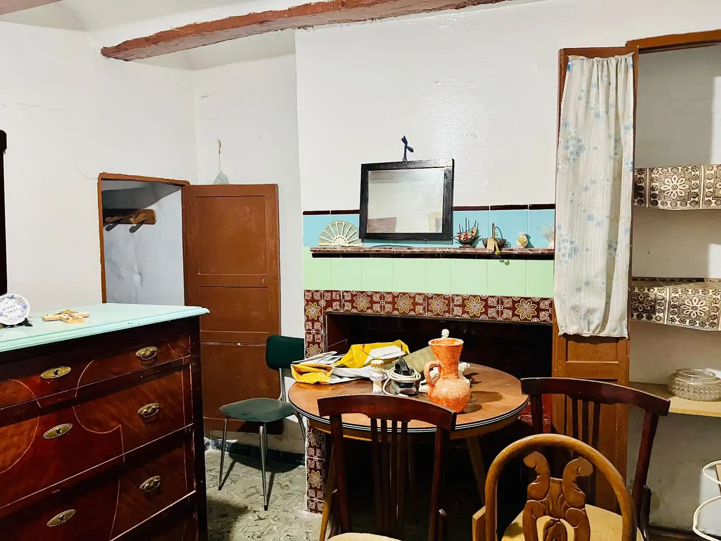 Esszimmer von Country house zum Verkauf in Campo de Mirra / El Camp de Mirra mit Privatgarten und Abstellraum