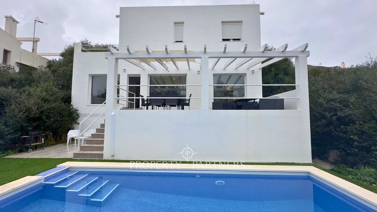 Exterior view of House or chalet for sale in Maó  with Air Conditioner, Heating and Private garden