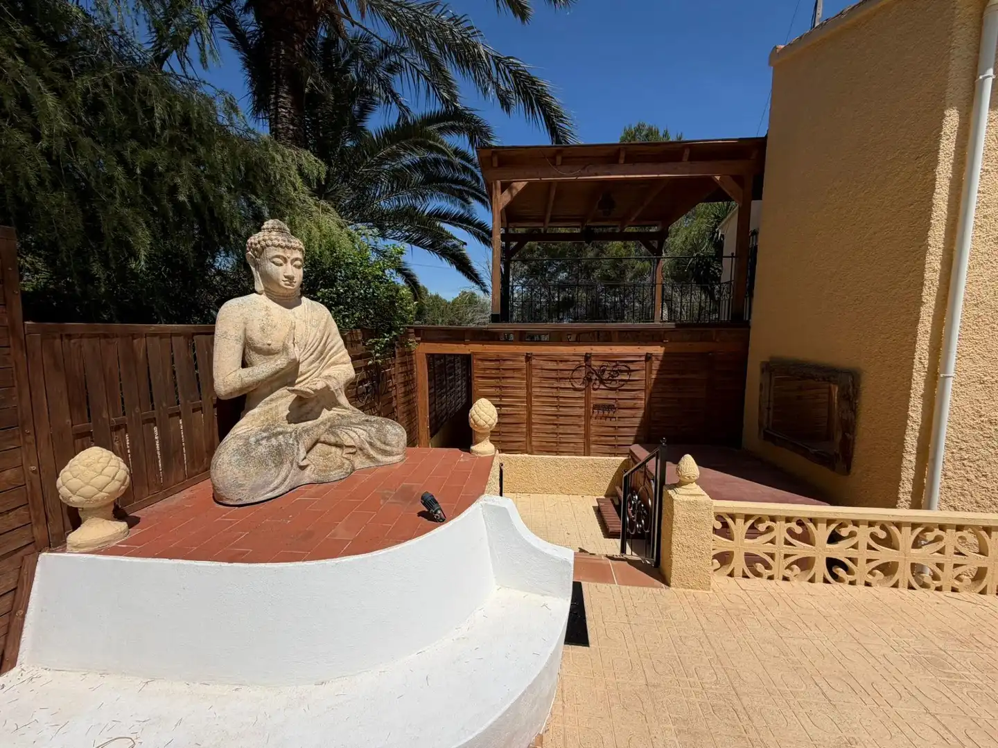 Terraza de Casa o chalet de alquiler en L'Alfàs del Pi con Aire acondicionado, Jardín privado y Piscina
