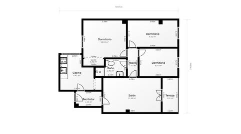 Foto 3 de Pis de lloguer a Universidad, Getafe