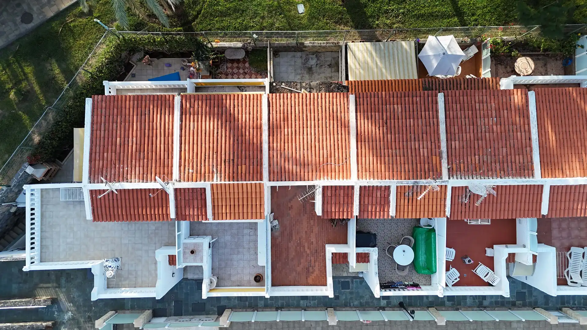 Garten von Einfamilien-Reihenhaus zum Verkauf in Adeje mit Terrasse und Schwimmbad