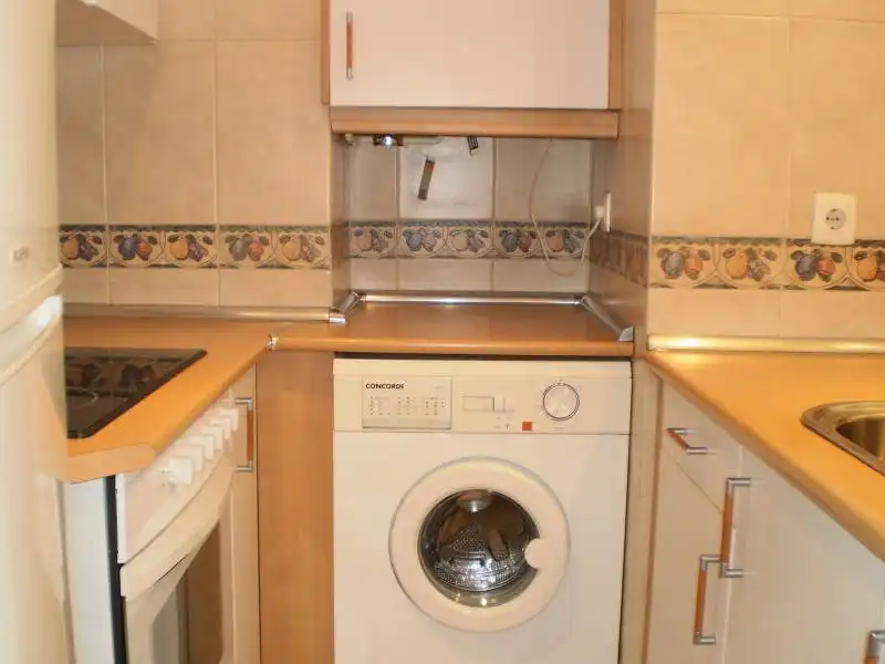 Kitchen of Flat for sale in Madrid  with Heating, Private garden and Parquet flooring