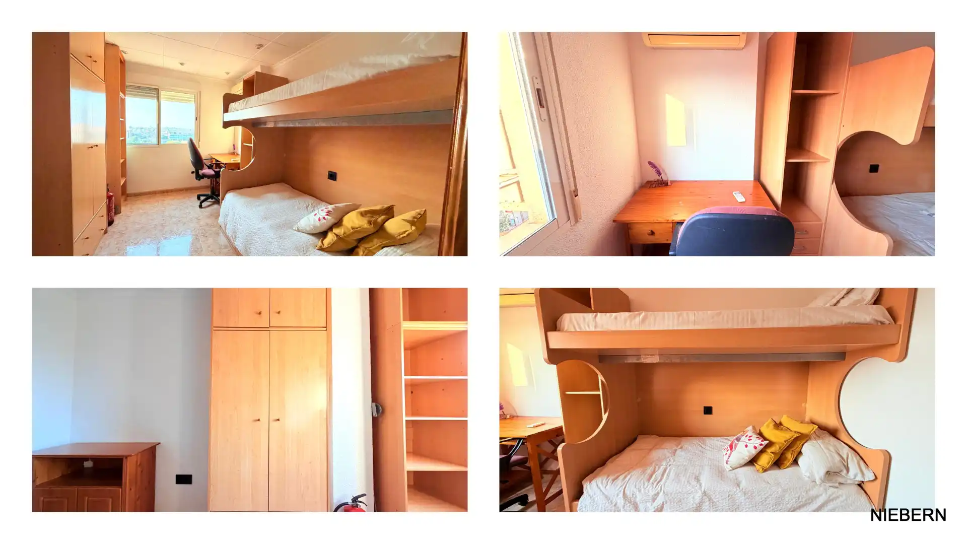 Habitación de Piso de alquiler en Cartagena con Aire acondicionado, Amueblado y Horno
