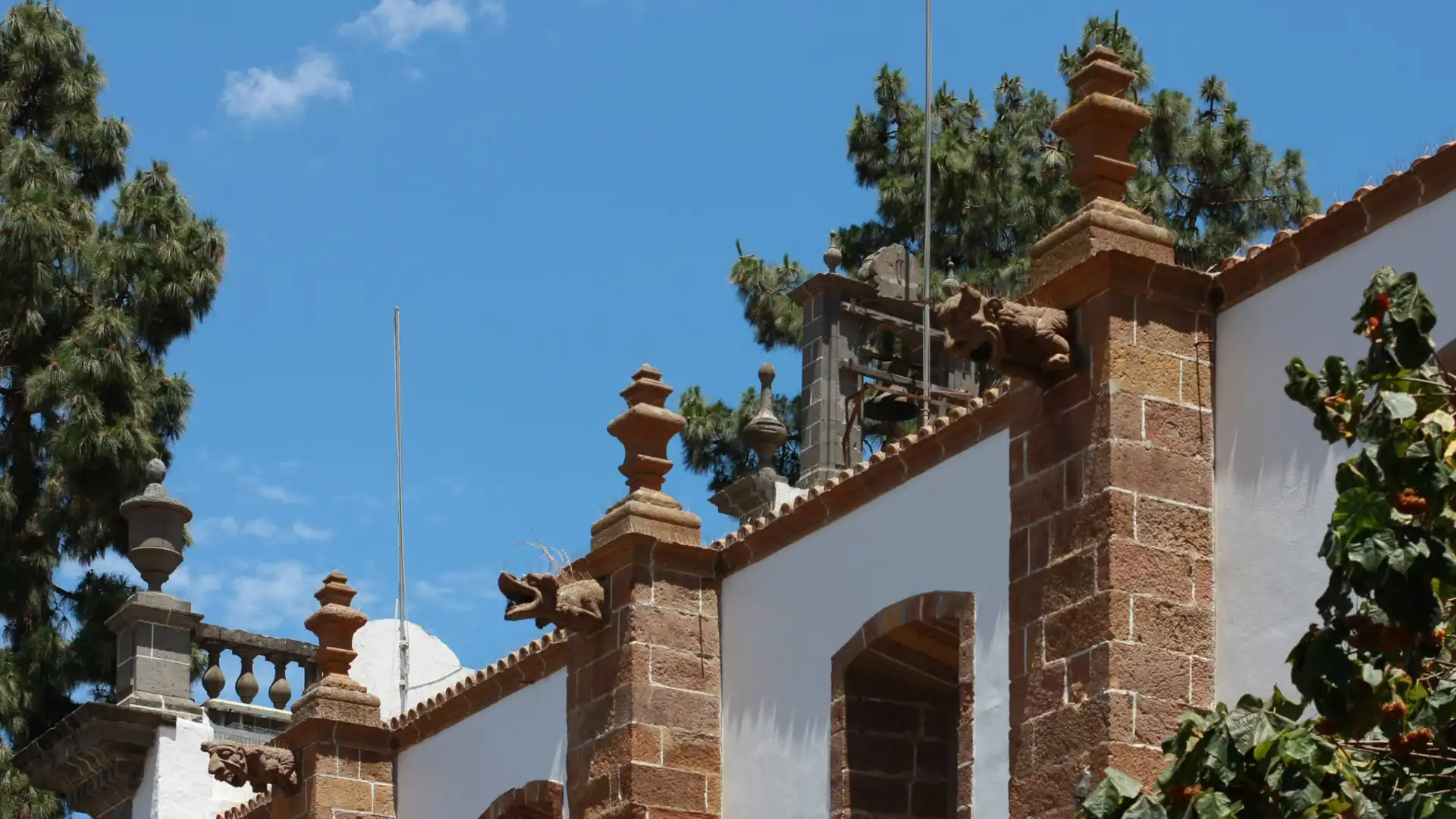 Vista exterior de Casa adosada en venta en Teror con Jardín privado, Terraza y Amueblado