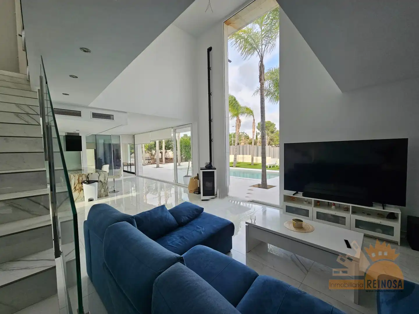 Sala de estar de Casa o chalet en venta en Molina de Segura con Aire acondicionado, Jardín privado y Terraza