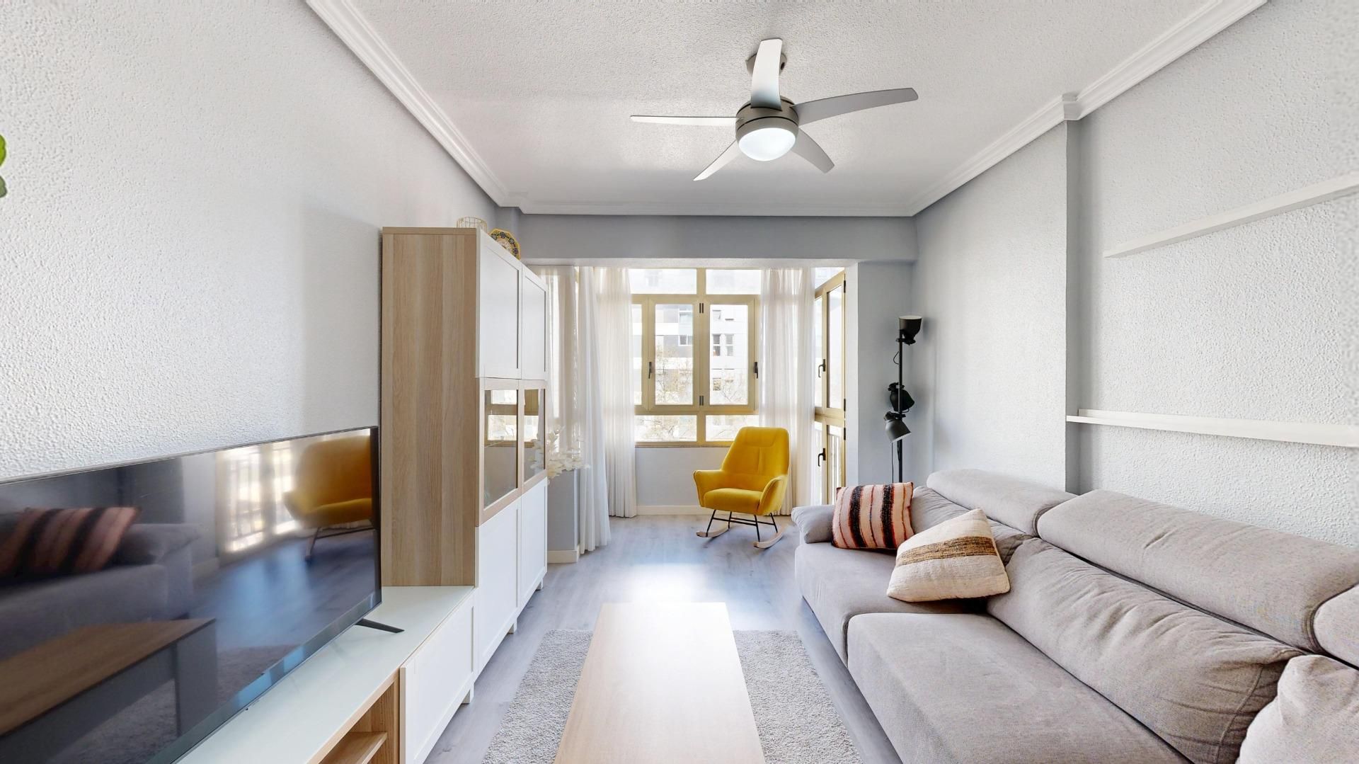 Living room of Flat for sale in Cartagena  with Air Conditioner and Alarm