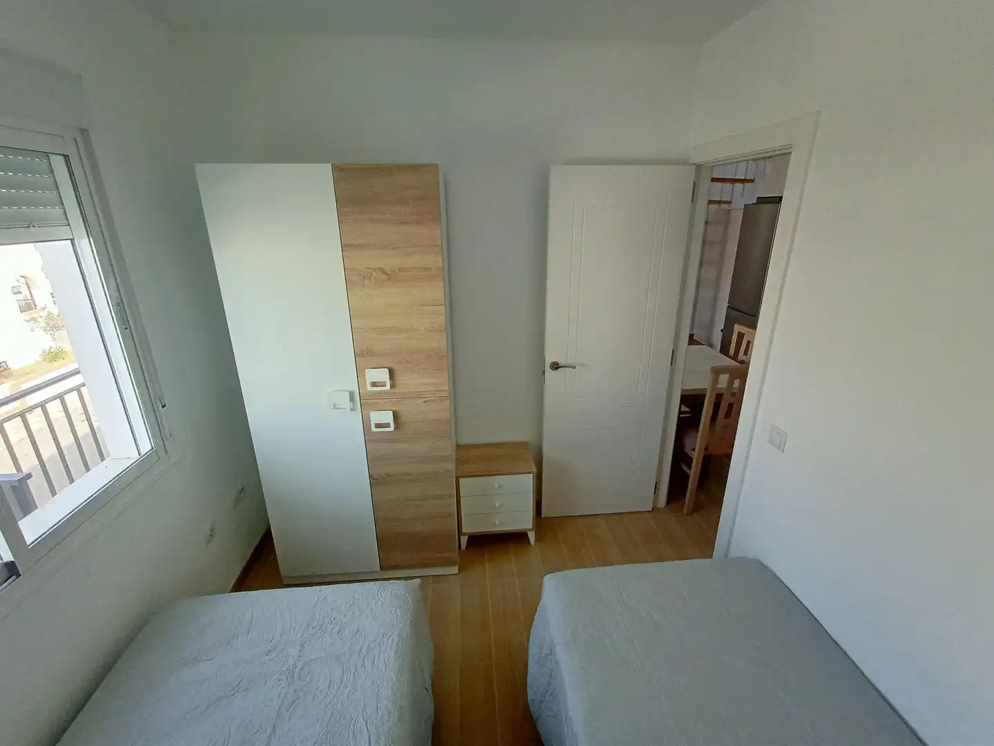 Bedroom of Flat for rent in Balanegra  with Community pool