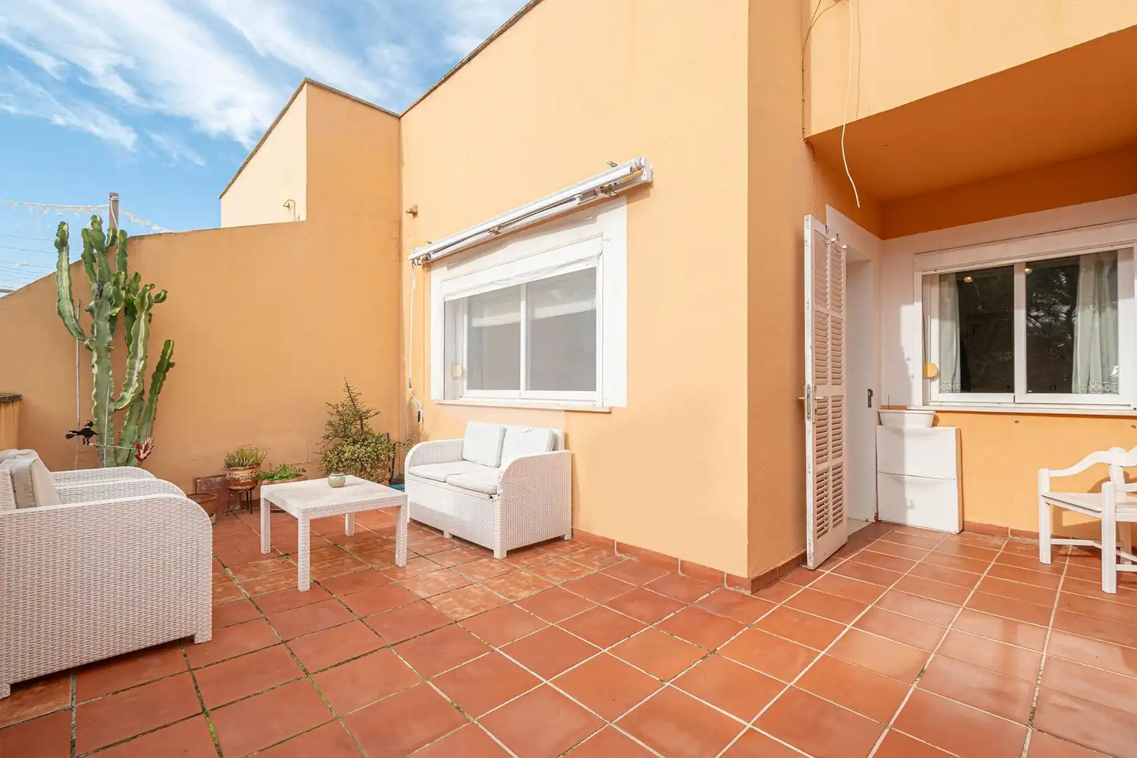 Terraza de Casa adosada en venta en  Palma de Mallorca con Aire acondicionado, Calefacción y Jardín privado