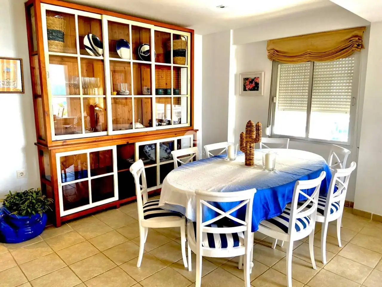 Dining room of Flat for rent in Vélez-Málaga  with Air Conditioner, Terrace and Furnished