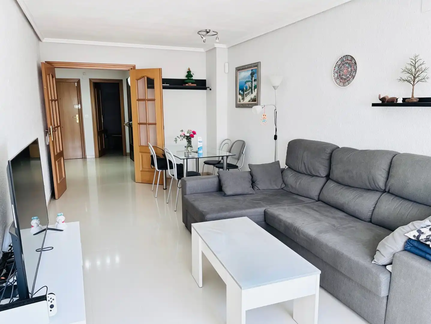 Living room of Flat for sale in Valencia  with Air Conditioner, Heating and Terrace