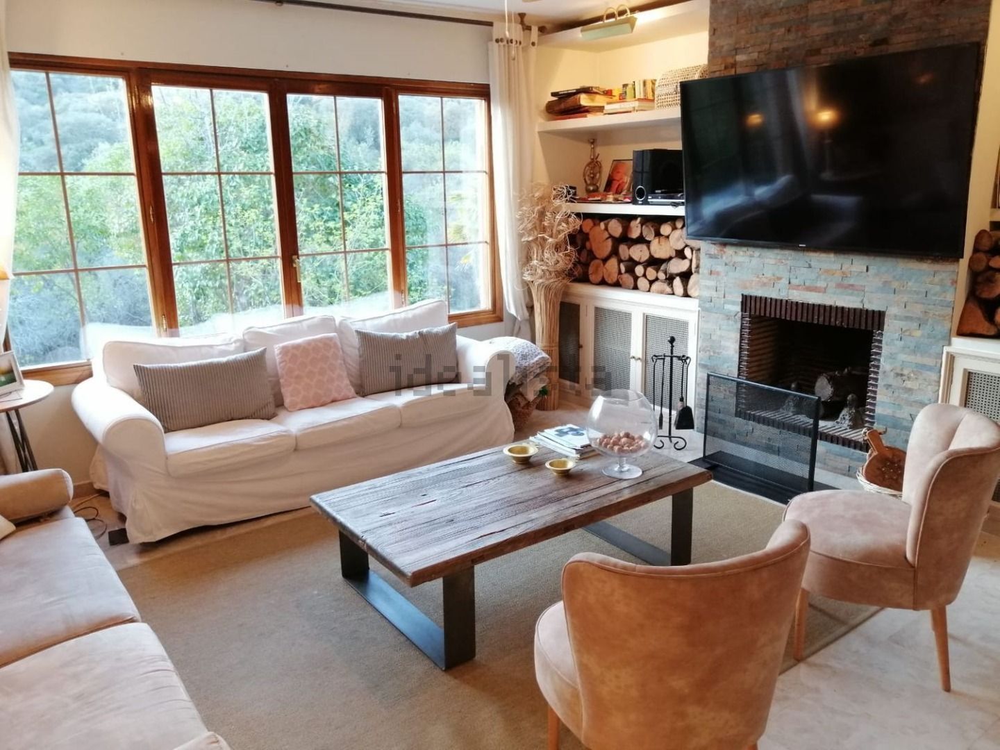 Living room of House or chalet to rent in Las Rozas de Madrid  with Air Conditioner, Heating and Private garden