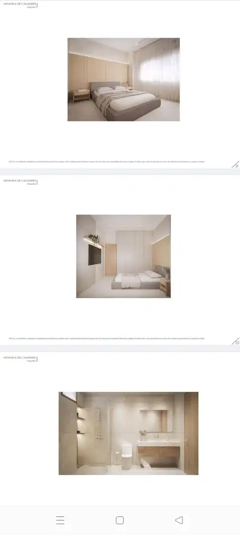 Schlafzimmer von Wohnungen zum Verkauf in Valencia mit Klimaanlage und Heizung