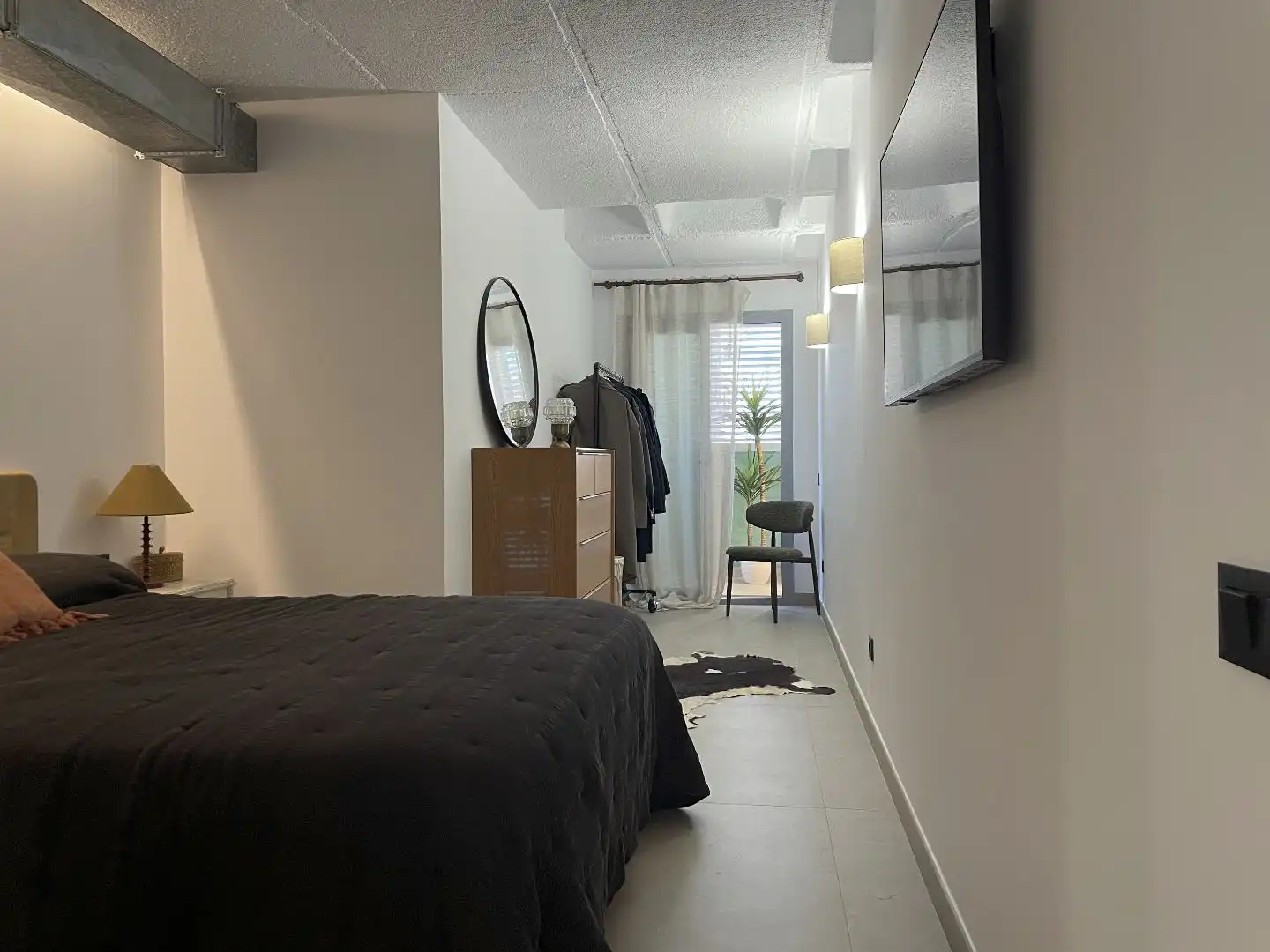 Bedroom of Flat for sale in Granollers  with Air Conditioner and Balcony