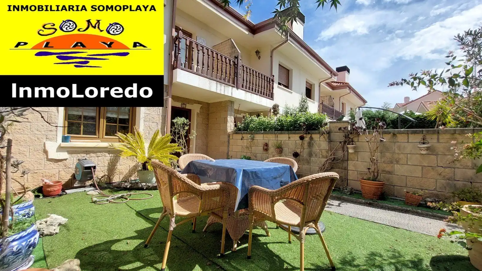 Terrassa de Casa o xalet en venda en Ribamontán al Mar amb Calefacció i Jardí privat