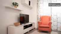 Living room of Flat to rent in  Madrid Capital  with Air Conditioner, Heating and Pets allowed