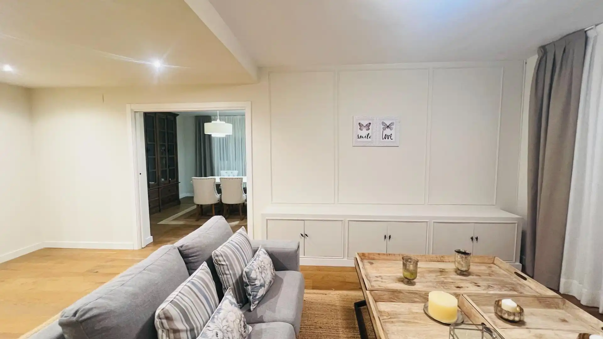 Dining room of Houses for sale in Cambrils  with Air Conditioner, Private garden and Parquet flooring