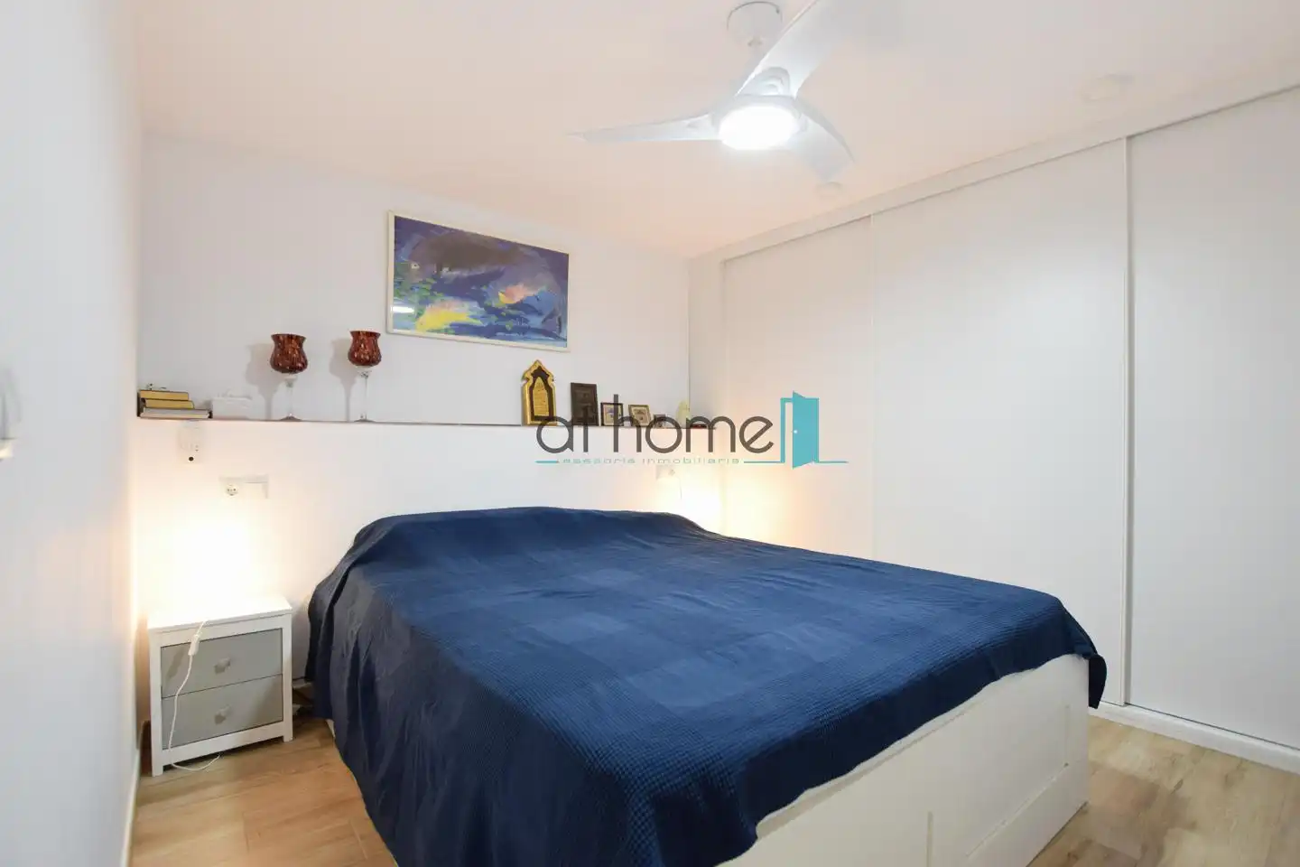 Schlafzimmer von Einfamilien-Reihenhaus zur Miete in Sagunto / Sagunt mit Klimaanlage, Parkett und Terrasse
