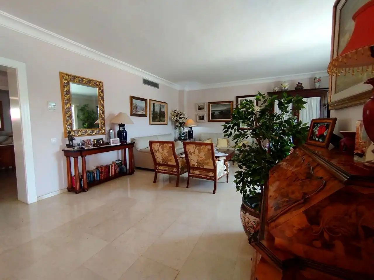 Living room of Houses for rent in San Bartolomé de Tirajana  with Air Conditioner, Private garden and Terrace