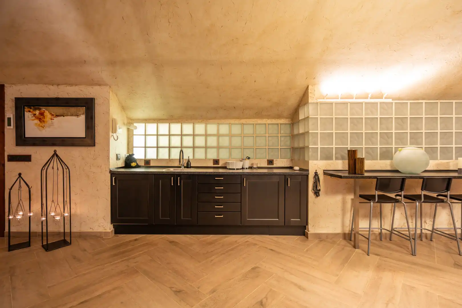 Kitchen of Houses for sale in Manzanares El Real  with Air Conditioner, Heating and Private garden