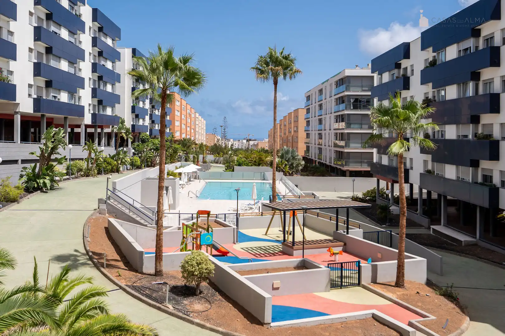 Exterior view of Flat for sale in Las Palmas de Gran Canaria  with Terrace, Storage room and Community pool