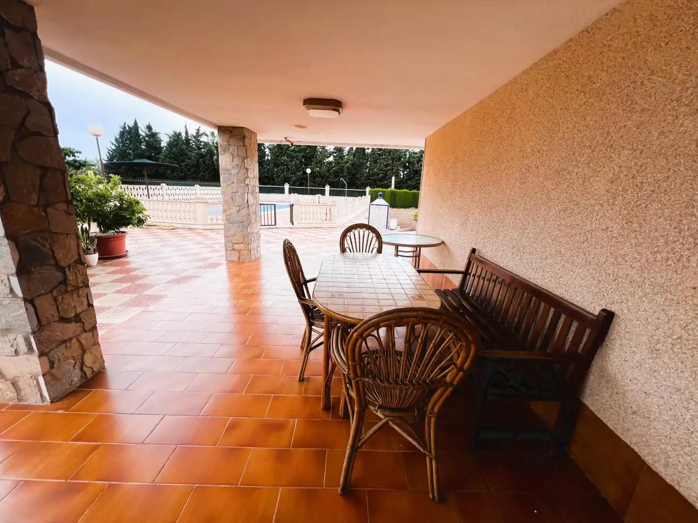 Terrassa de Casa o xalet en venda en Elche / Elx amb Aire condicionat, Jardí privat i Terrassa