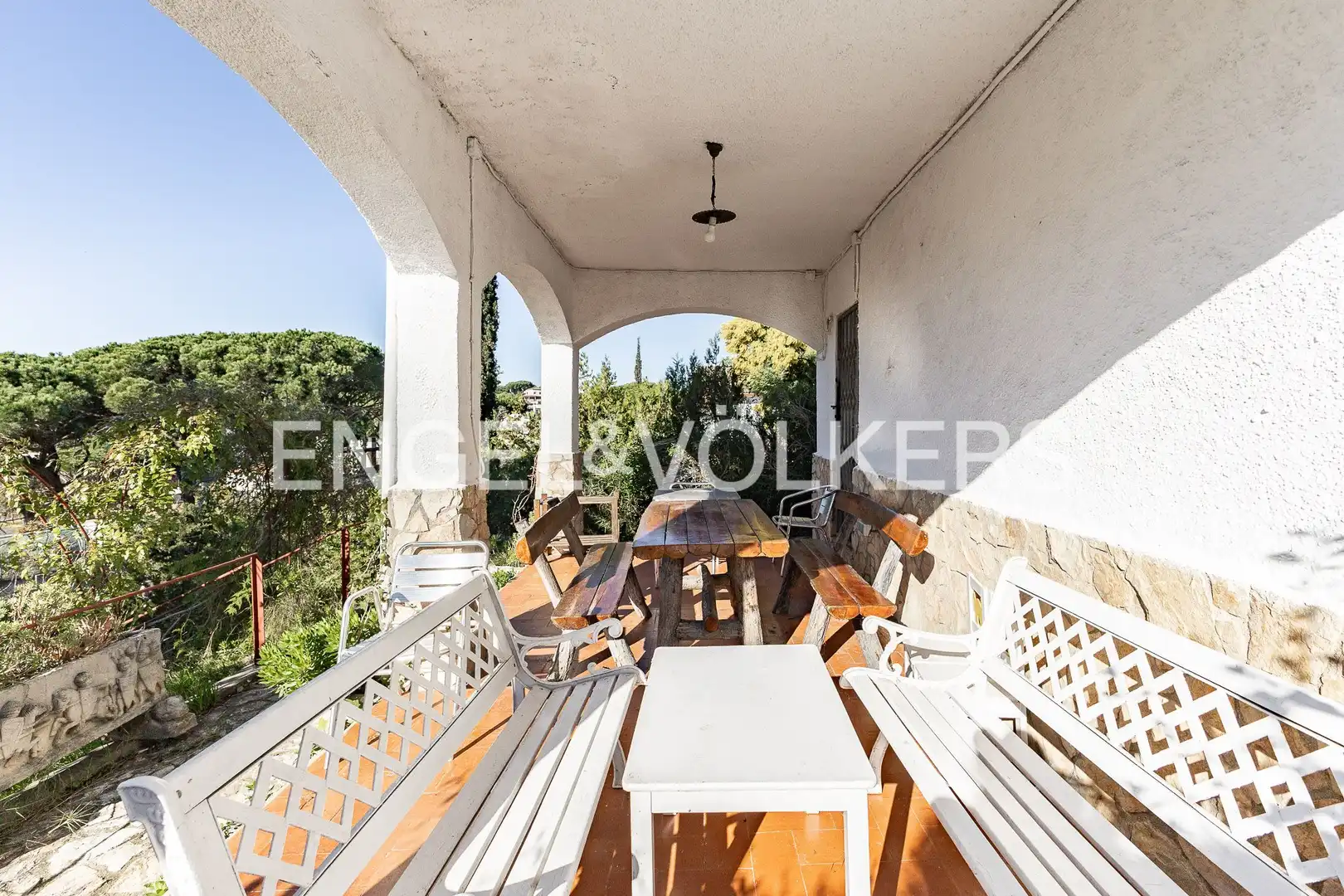 Terrassa de Casa o xalet en venda en Palafolls amb Calefacció, Jardí privat i Terrassa