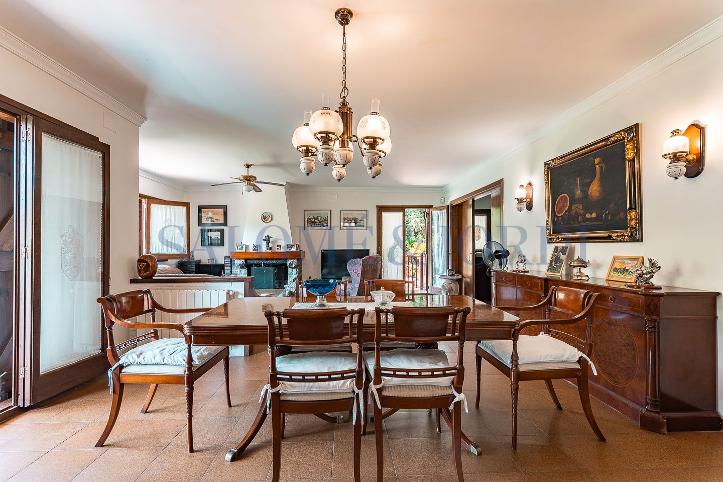 Dining room of House or chalet for sale in Argentona  with Air Conditioner, Private garden and Terrace