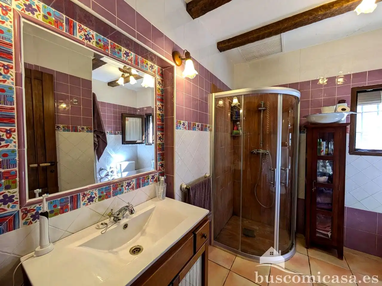 Baño de Finca rústica en venta en Linares con Aire acondicionado, Calefacción y Jardín privado
