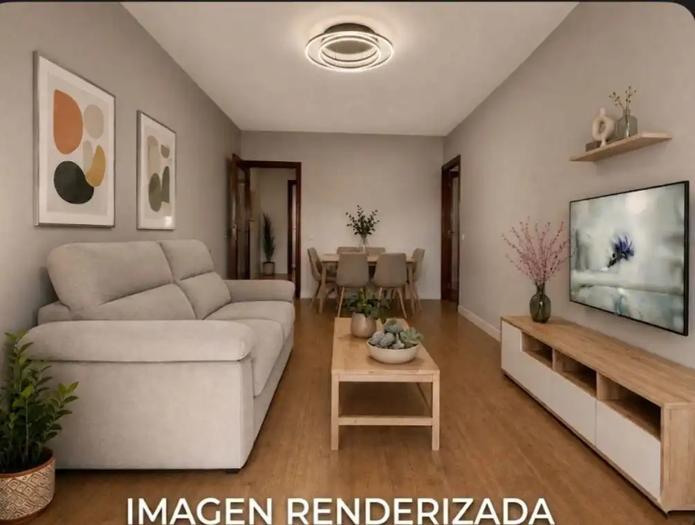 Living room of Attic for sale in Esplugues de Llobregat  with Air Conditioner and Terrace