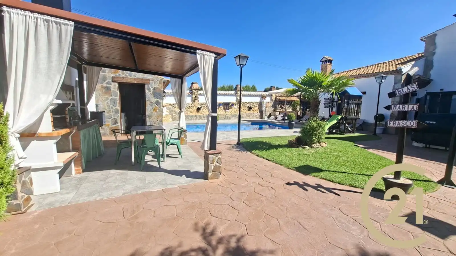 Jardín de Casa o chalet en venta en Arriate con Aire acondicionado, Jardín privado y Terraza