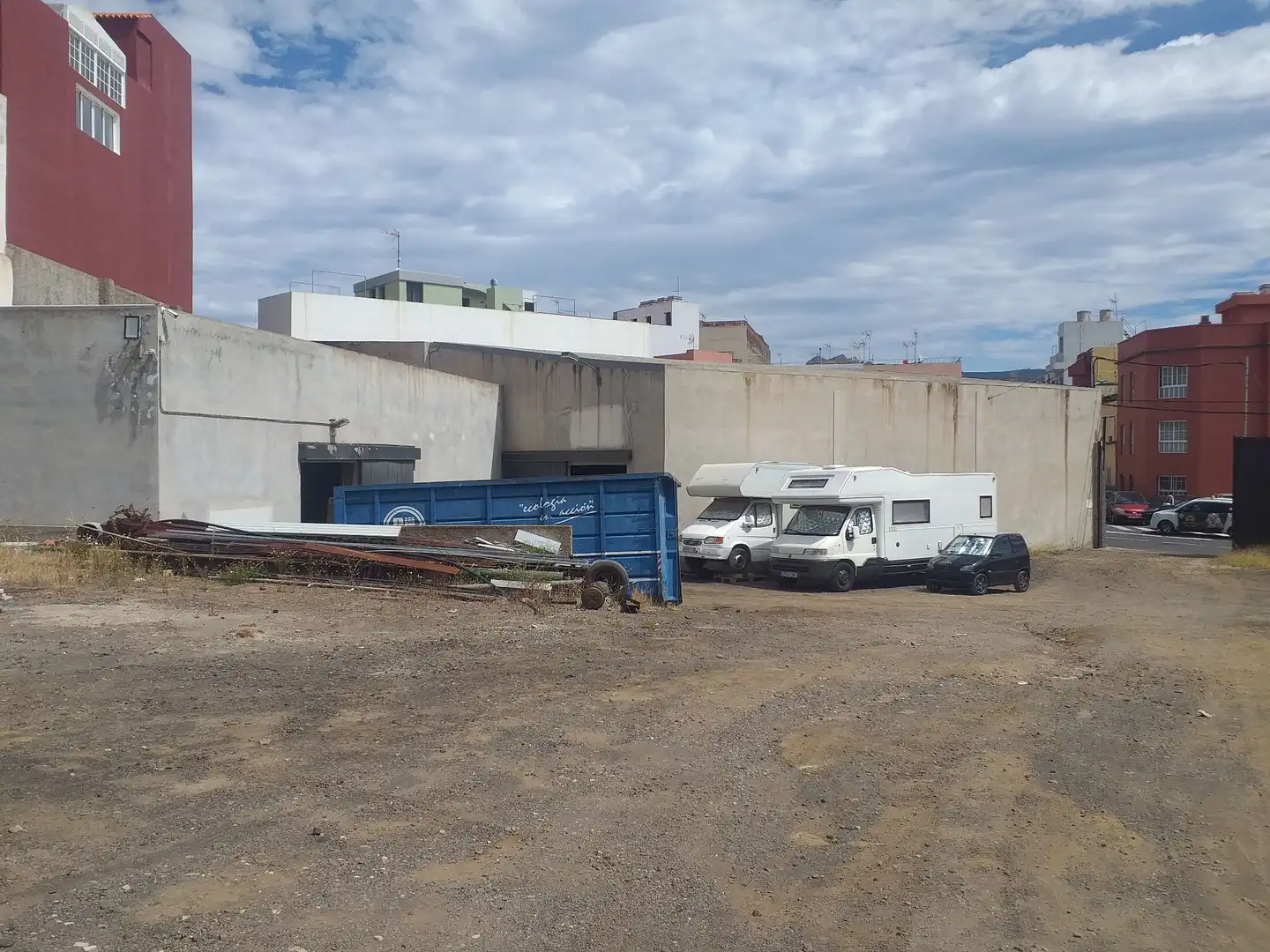 Parking de Nave industrial de alquiler en San Cristóbal de la Laguna