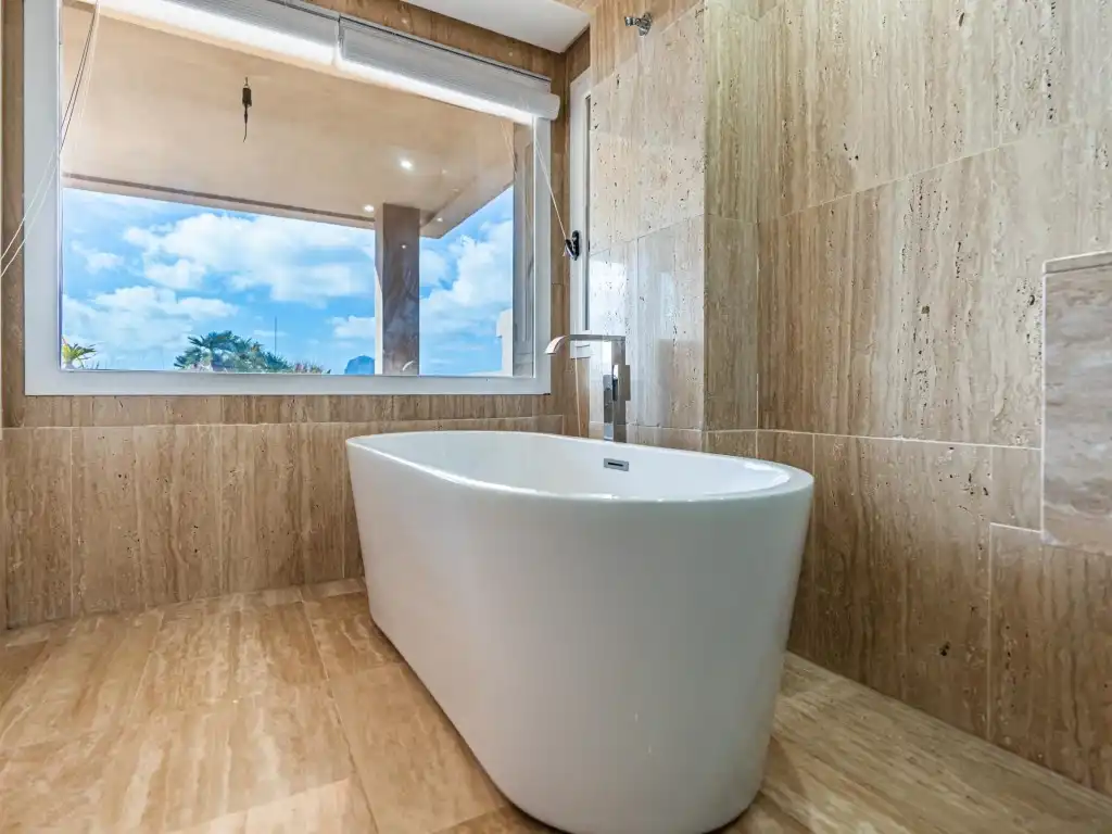 Baño de Apartamento en venta en Sant Josep de sa Talaia con Calefacción y Jardín privado