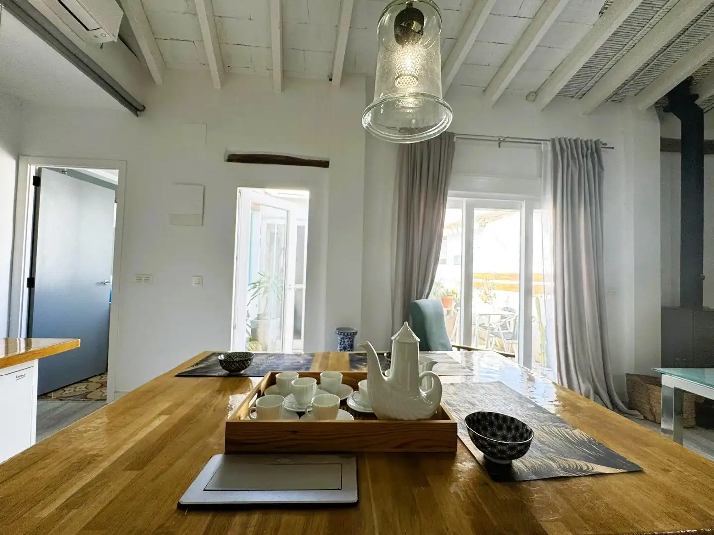 Dining room of Country homes for sale in Dénia  with Air Conditioner, Parquet flooring and Terrace