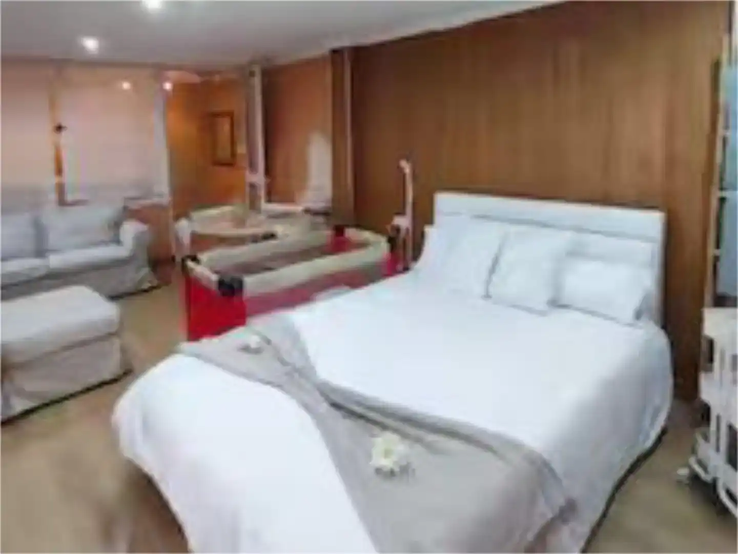 Schlafzimmer von Wohnung zur Miete in Écija mit Klimaanlage und Balkon