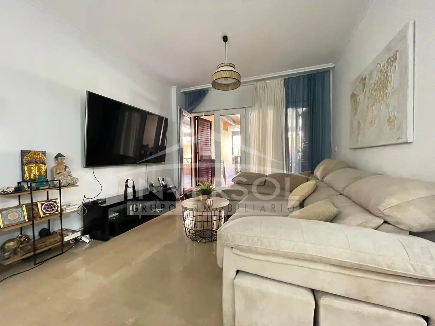 Sala de estar de Planta baja en venta en El Ejido con Aire acondicionado, Calefacción y Parquet