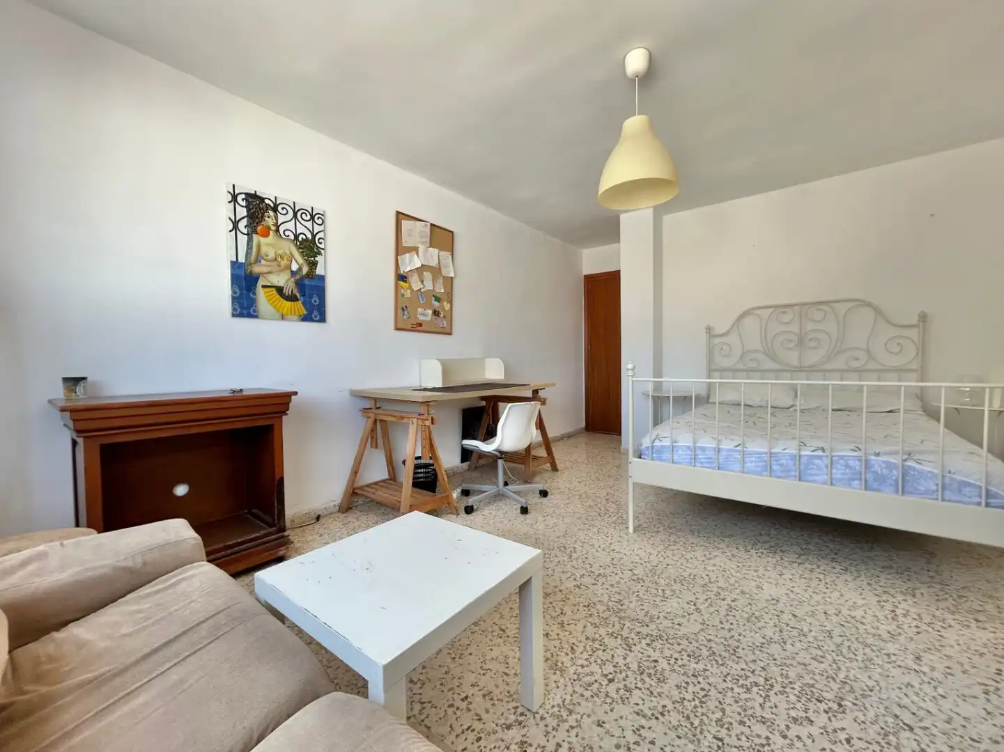 Sala d'estar de Apartament en venda en Málaga amb Aire condicionat, Balcó i Internet