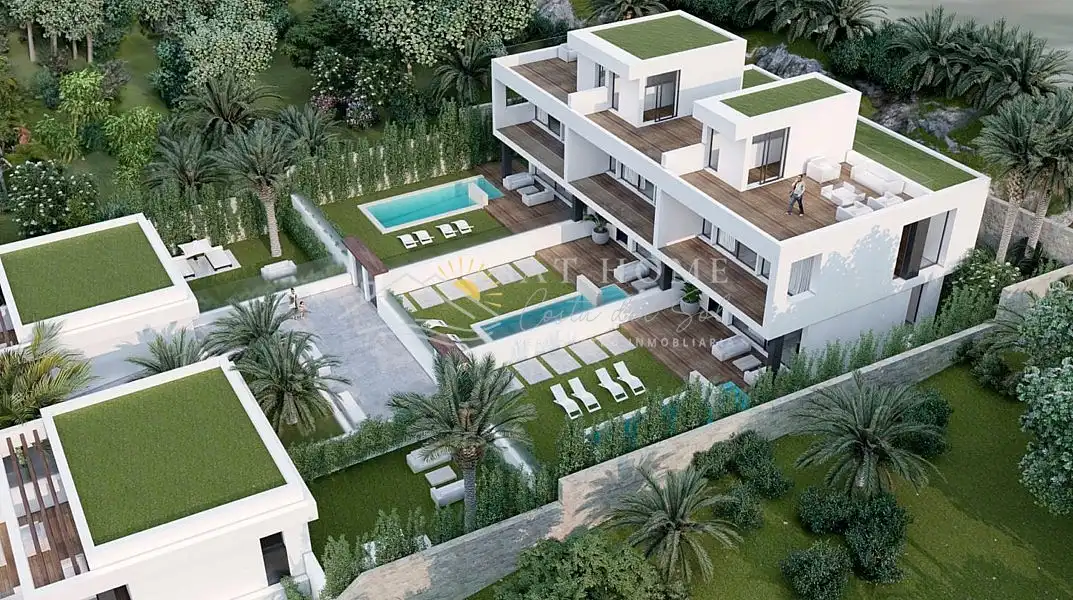 Exterior view of Houses for sale in Nerja  with Terrace, Swimming Pool and Oven