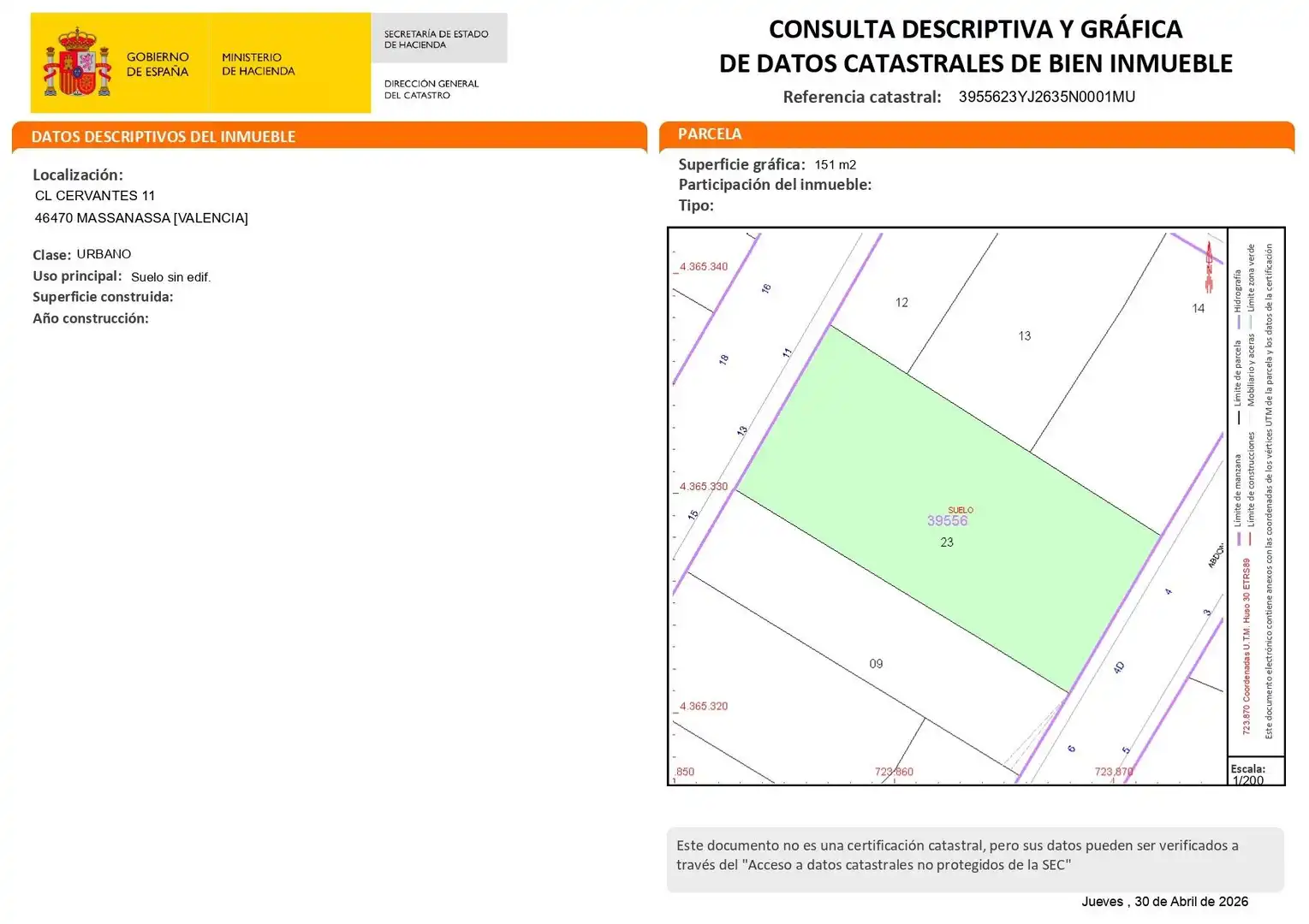 Lands and plots for sale in Calle de Cervantes 11, imagen 10