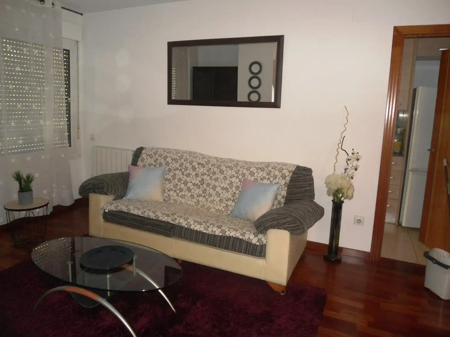 Sala de estar de Apartamento de alquiler en Lleida con Aire acondicionado, Calefacción y Parquet