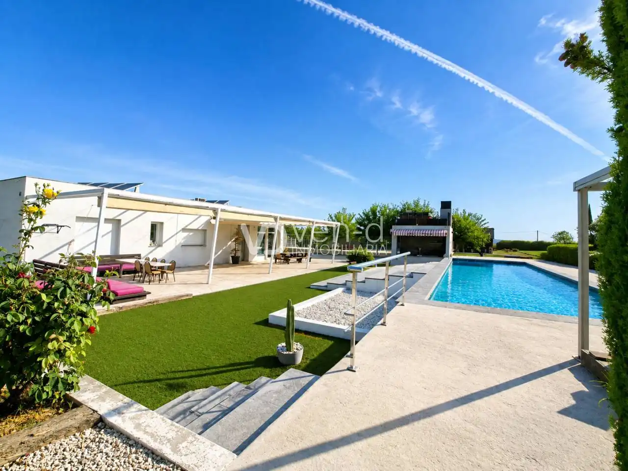 Piscina de Casa o chalet de alquiler en Enguera con Aire acondicionado, Calefacción y Jardín privado