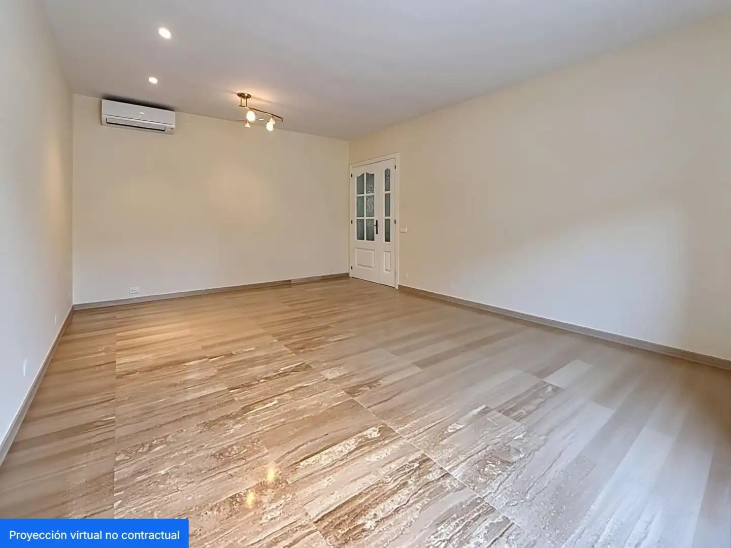 Wohnzimmer von Einfamilien-Reihenhaus zum Verkauf in Calafell mit Klimaanlage, Heizung und Balkon