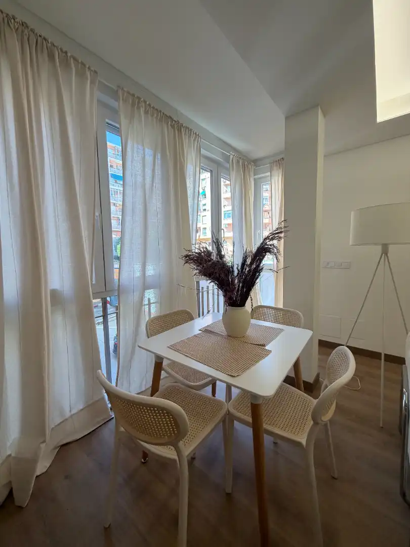 Balcony of Flat for sale in Madrid  with Air Conditioner, Heating and Furnished