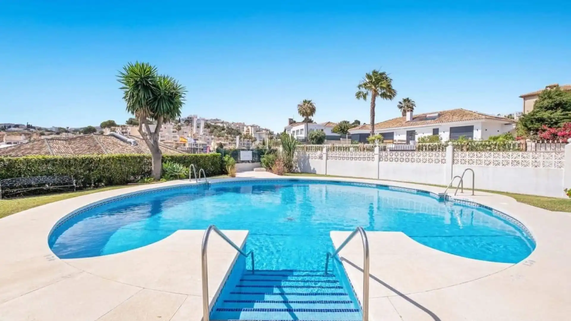 Garten von Erdgeschoss zum Verkauf in Mijas mit Klimaanlage, Heizung und Terrasse