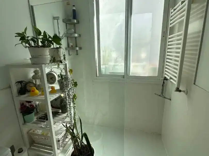 Terraza de Piso para compartir en Madrid con Amueblado