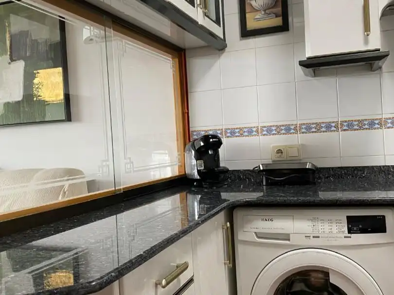 Kitchen of Apartments for rent in Suances  with Heating, Private garden and Terrace