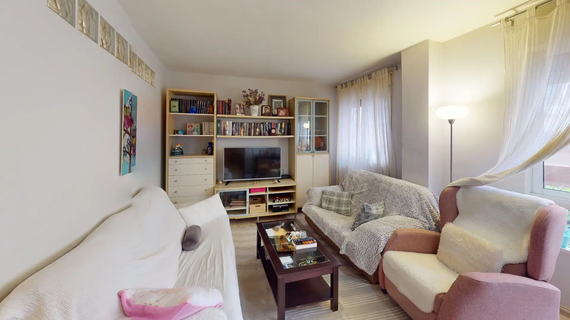 Sala de estar de Piso en venta en Murcia con Amueblado, Horno y Lavadora