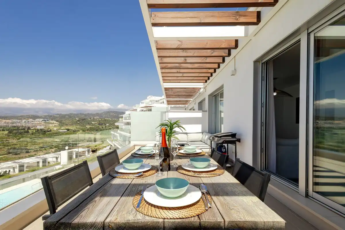 Terrace of Attic for sale in Estepona  with Air Conditioner, Terrace and Swimming Pool
