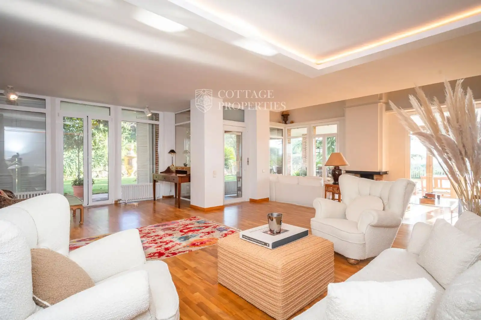 Sala de estar de Casa o chalet en venta en Sant Vicenç de Montalt con Aire acondicionado, Terraza y Amueblado