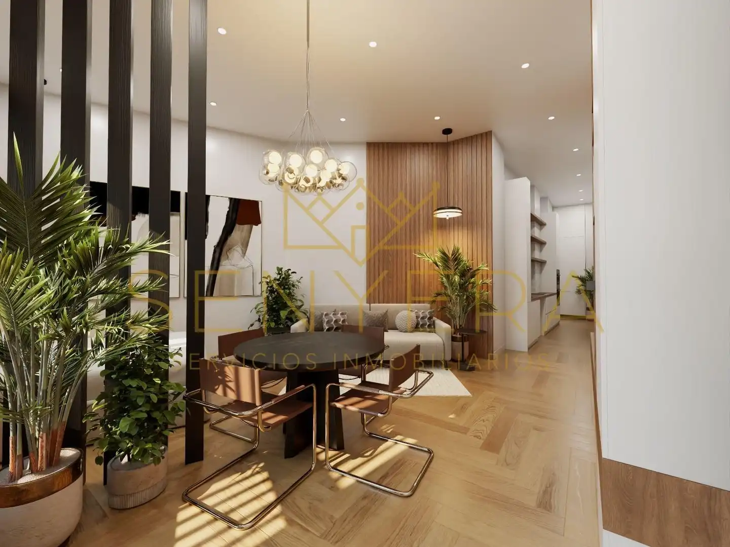 Sala de estar de Estudio en venta en Valencia con Aire acondicionado y Parquet